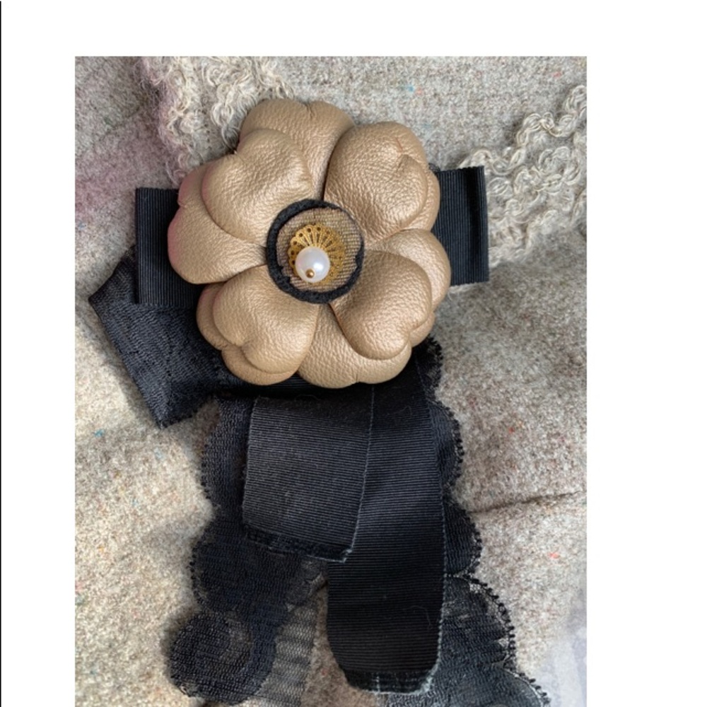 Hand made flower brooch